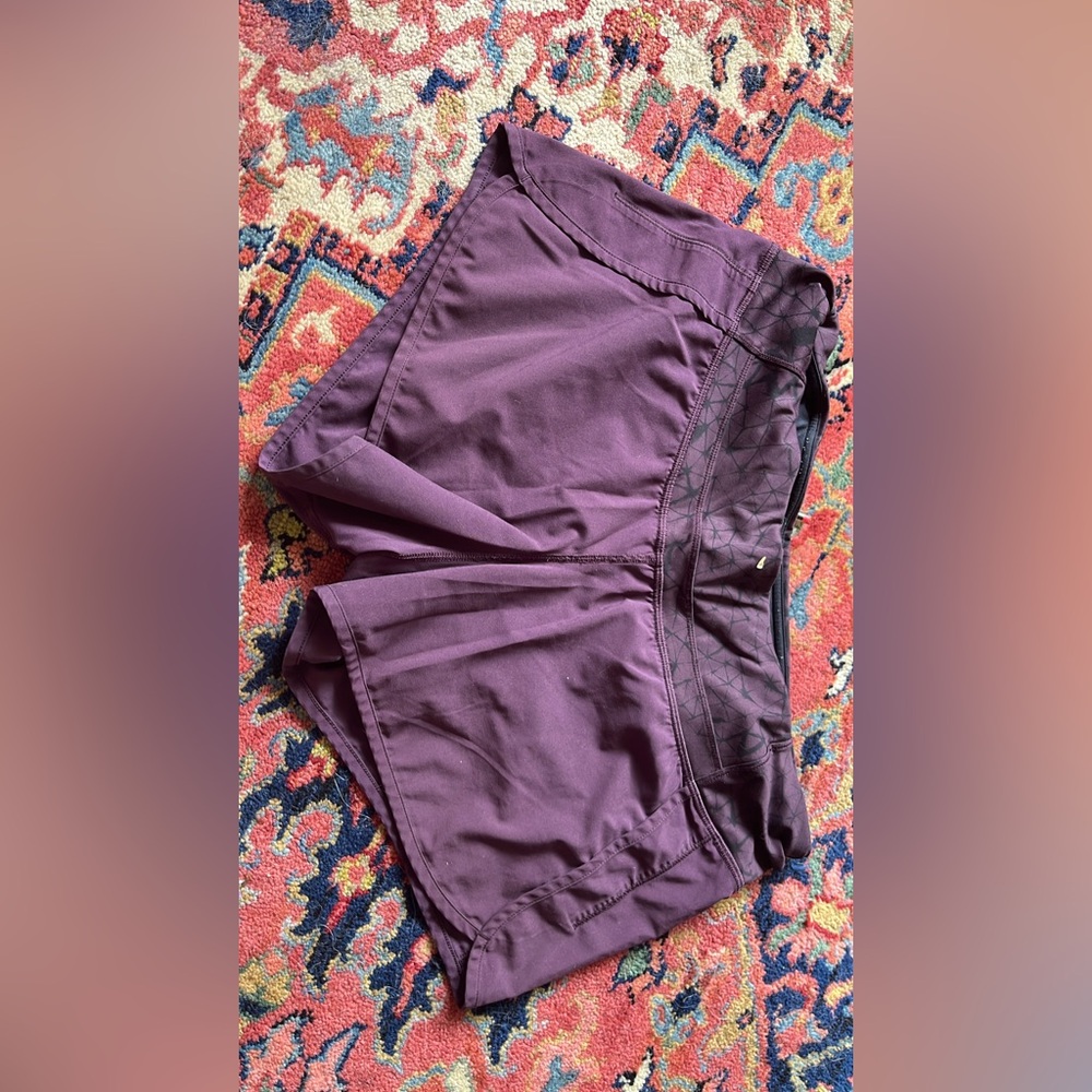 lululemon athletica speed short Deep Purple Athletic Shorts